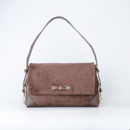 Picture of LOVE MOSCHINO WOMEN'S SHOULDER BAG SIGNATURE ZIP BROWN 1