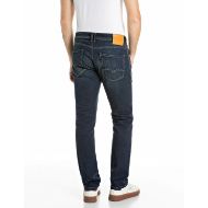 Picture of REPLAY MEN'S ROCCO COMFORT-FIT DEEP BLUE STRETCH DENIM JEANS DARK BLUE 3