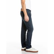 Picture of REPLAY MEN'S ROCCO COMFORT-FIT DEEP BLUE STRETCH DENIM JEANS DARK BLUE 2