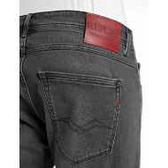 Picture of REPLAY MEN'S WILLBI REGULAR-FIT BLACK COMFORT DENIM JEANS DARK GREY 8