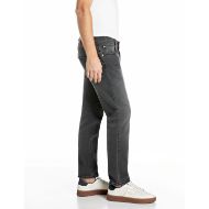 Picture of REPLAY MEN'S WILLBI REGULAR-FIT BLACK COMFORT DENIM JEANS DARK GREY 2