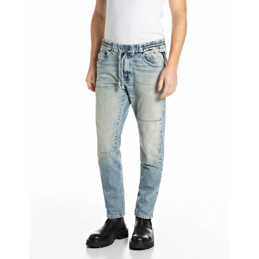 Picture of REPLAY MEN'S LANNY SLIM-FIT COMFORT DENIM JEANS LIGHT BLUE