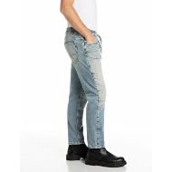 Picture of REPLAY MEN'S LANNY SLIM-FIT COMFORT DENIM JEANS LIGHT BLUE 2