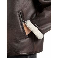 Снимка на REPLAY ДАМСКО ЯКЕ SYNTHETIC SHEARLING JACKET DARK CHOCOLATE 4