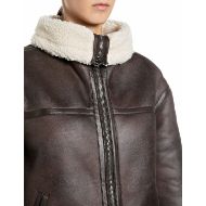 Снимка на REPLAY ДАМСКО ЯКЕ SYNTHETIC SHEARLING JACKET DARK CHOCOLATE 3