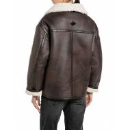 Снимка на REPLAY ДАМСКО ЯКЕ SYNTHETIC SHEARLING JACKET DARK CHOCOLATE 2