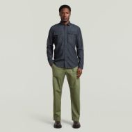 Picture of G-STAR MEN'S MARINE SLIM SHIRT IN RINSED 4