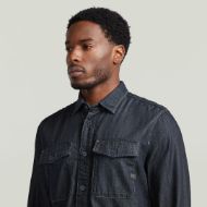 Picture of G-STAR MEN'S MARINE SLIM SHIRT IN RINSED 3