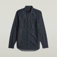 Picture of G-STAR MEN'S MARINE SLIM SHIRT IN RINSED 7