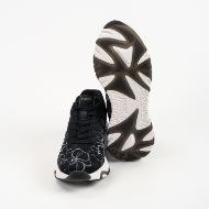 Снимка на KARL LAGERFELD ДАМСКИ СПОРТНИ ОБУВКИ BLAZE ORCHID EMBROIDERED LOW LACE SNEAKERS BLACK 2
