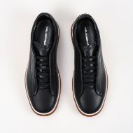 Picture of KARL LAGERFELD MEN'S KANE HIDDEN LACE LOW SNEAKERS BLACK 3
