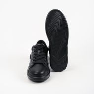 Picture of KARL LAGERFELD MEN'S KAPRI NFT RELIEF LO LACE SNEAKERS BLACK 2
