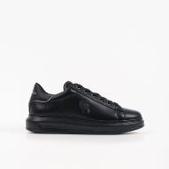 Picture of KARL LAGERFELD MEN'S KAPRI NFT RELIEF LO LACE SNEAKERS BLACK 1
