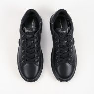Picture of KARL LAGERFELD MEN'S KAPRI NFT RELIEF LO LACE SNEAKERS BLACK 3