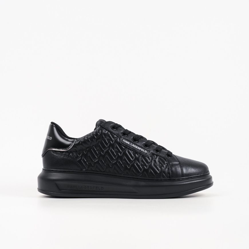Picture of KARL LAGERFELD MEN'S KAPRI MENS MONOGRAM RPT LOW SNEAKERS BLACK