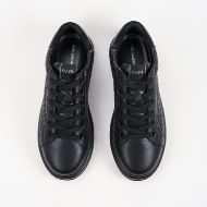 Picture of KARL LAGERFELD MEN'S KAPRI MENS MONOGRAM RPT LOW SNEAKERS BLACK 3