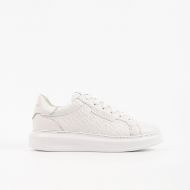 Picture of KARL LAGERFELD MEN'S KAPRI MENS MONOGRAM RPT LOW SNEAKERS WHITE 1