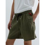 Picture of REPLAY MEN'S SWIMMING LINEN TRUNKS KHAKI 5