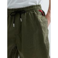 Picture of REPLAY MEN'S SWIMMING LINEN TRUNKS KHAKI 4