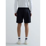 Picture of REPLAY MEN'S RECYCLED FABRIC SWIM SHORTS WITH ARCHIVAL LOGO DARK NAVY 2