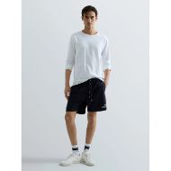 Picture of REPLAY MEN'S RECYCLED FABRIC SWIM SHORTS WITH ARCHIVAL LOGO DARK NAVY 7