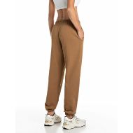 Picture of REPLAY WOMEN'S OVERSIZED R LOGO TERRY JOGGERS CARAMEL 2