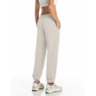 Picture of REPLAY WOMEN'S OVERSIZED R LOGO TERRY JOGGERS EGGNOG 2