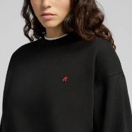 Снимка на REPLAY ДАМСКИ СУИТШЪРТ BOXY-FIT R LOGO FLEECE SWEATSHIRT BLACK 5