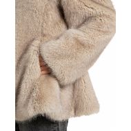 Picture of REPLAY WOMEN'S SYNTHETIC FURRY JACKET BROWN RICE 3