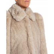 Picture of REPLAY WOMEN'S SYNTHETIC FURRY JACKET BROWN RICE 4