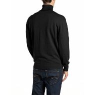 Снимка на REPLAY МЪЖКИ ПУЛОВЕР TURTLE-NECK COTTON CACHEMIRE SWEATER BLACK 2