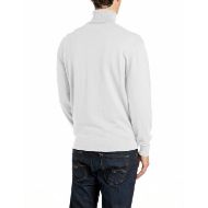 Снимка на REPLAY МЪЖКИ ПУЛОВЕР TURTLE-NECK COTTON CACHEMIRE SWEATER NATURAL WHITE 2