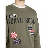 Снимка на REPLAY МЪЖКИ СУИТШЪРТ TERRY COTTON SWEATSHIRT WITH R EMBROIDERY IVY GREEN 4