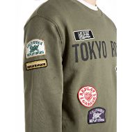 Снимка на REPLAY МЪЖКИ СУИТШЪРТ TERRY COTTON SWEATSHIRT WITH R EMBROIDERY IVY GREEN 3