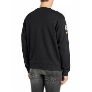 Снимка на REPLAY МЪЖКИ СУИТШЪРТ TERRY COTTON SWEATSHIRT WITH R EMBROIDERY BLACK 2