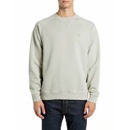 Снимка на REPLAY МЪЖКИ СУИТШЪРТ ACID WASH SWEATSHIRT WITH LETTERING AND RAGLAN SLEEVES PELICAN 1