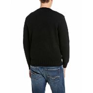 Снимка на REPLAY МЪЖКИ ПУЛОВЕР CREW-NECK COTTON BASIC SWEATER BLACK 2