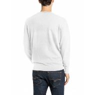 Снимка на REPLAY МЪЖКИ ПУЛОВЕР CREW-NECK COTTON CACHEMIRE SWEATER NATURAL WHITE 2
