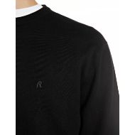 Снимка на REPLAY МЪЖКИ ПУЛОВЕР CREW-NECK COTTON CACHEMIRE SWEATER BLACK 4
