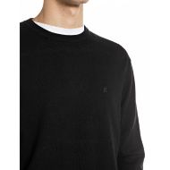 Снимка на REPLAY МЪЖКИ ПУЛОВЕР CREW-NECK COTTON CACHEMIRE SWEATER BLACK 3