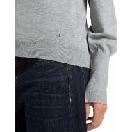 Picture of REPLAY WOMEN'S CROPPED TURTLE-NECK VISCOSE BLEND SWEATER GREY MED MELANGE 4