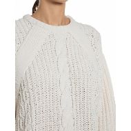 Picture of REPLAY WOMEN'S RELAXED DULL CHENILLE SWEATER GARDENIA 3
