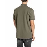 Снимка на REPLAY МЪЖКА БЛУЗА STRETCH PIQUÉ POLO-SHIRT WITH R EMBROIDERY AND POCKET IVY GREEN 2
