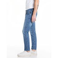 Picture of REPLAY MEN'S ANBASS SLIM-FIT POWER STRETCH DENIM JEANS MEDIUM BLUE 5