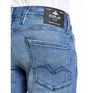 Picture of REPLAY MEN'S ANBASS SLIM-FIT POWER STRETCH DENIM JEANS MEDIUM BLUE 4