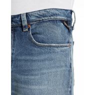Picture of REPLAY MEN'S BWAII RELAXED-FIT RED CAST COMFORT DENIM JEANS MEDIUM BLUE 5