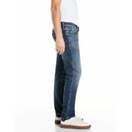Picture of REPLAY MEN'S WILLBI REGULAR-FIT RED CAST INDIGO COMFORT DENIM JEANS DARK BLUE 2