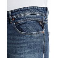 Picture of REPLAY MEN'S WILLBI REGULAR-FIT RED CAST INDIGO COMFORT DENIM JEANS DARK BLUE 5