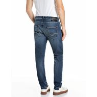 Picture of REPLAY MEN'S WILLBI REGULAR-FIT RED CAST INDIGO COMFORT DENIM JEANS DARK BLUE 3