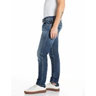 Picture of REPLAY MEN'S WILLBI REGULAR-FIT RED CAST INDIGO COMFORT DENIM JEANS DARK BLUE 4